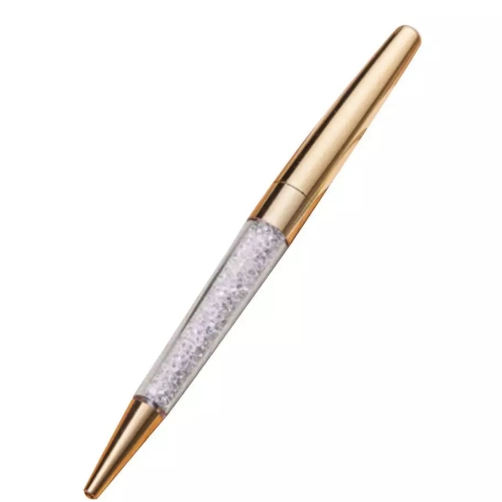 Light Silk Crystal Ballpoint Pen with Black Ink